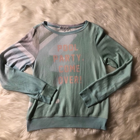 Beautiful Blue “Pool Party” Jumper by Wildfox - Picture 2 of 4